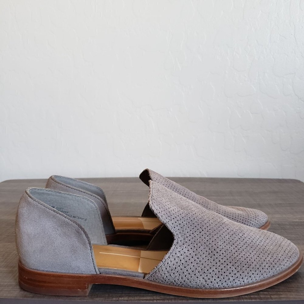 Dolce Vita Gray Perforated Loafers